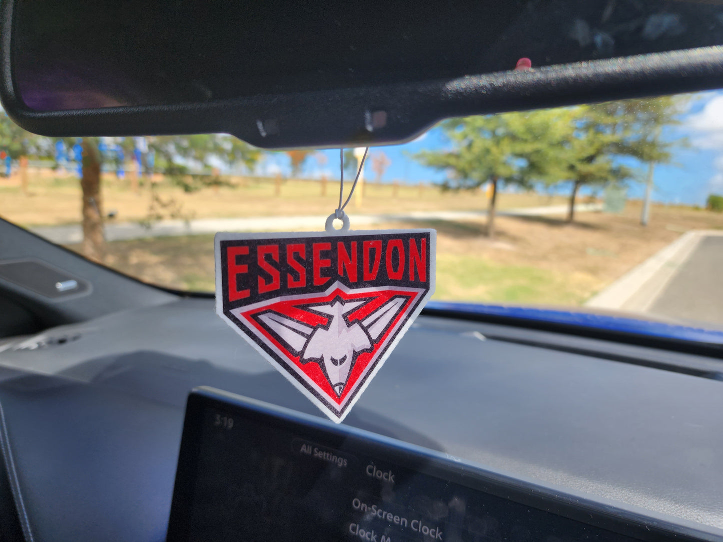 ESSENDON BOMBERS CAR AIR FRESHENER