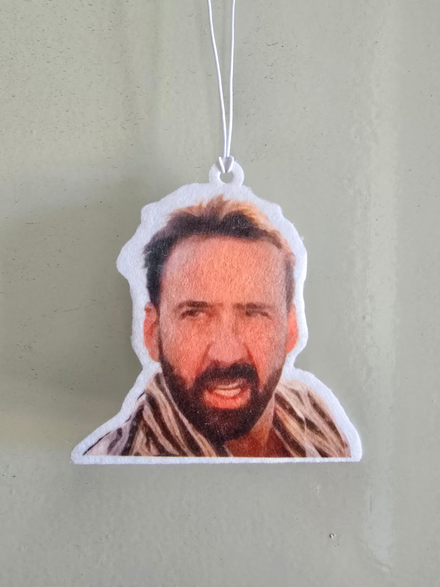 NICOLAS CAGE MEME CAR AIR FRESHENER