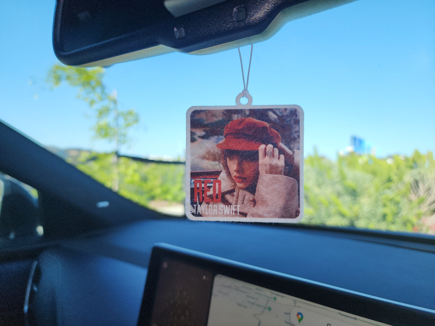 RED TAYLOR'S VERSION CAR AIR FRESHENER