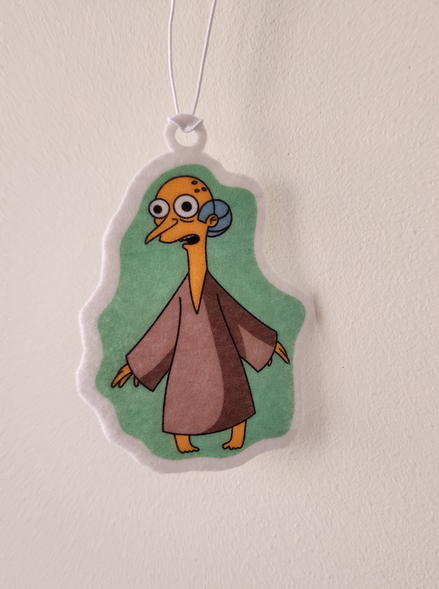 MR BURNS ALIEN CAR AIR FRESHENER