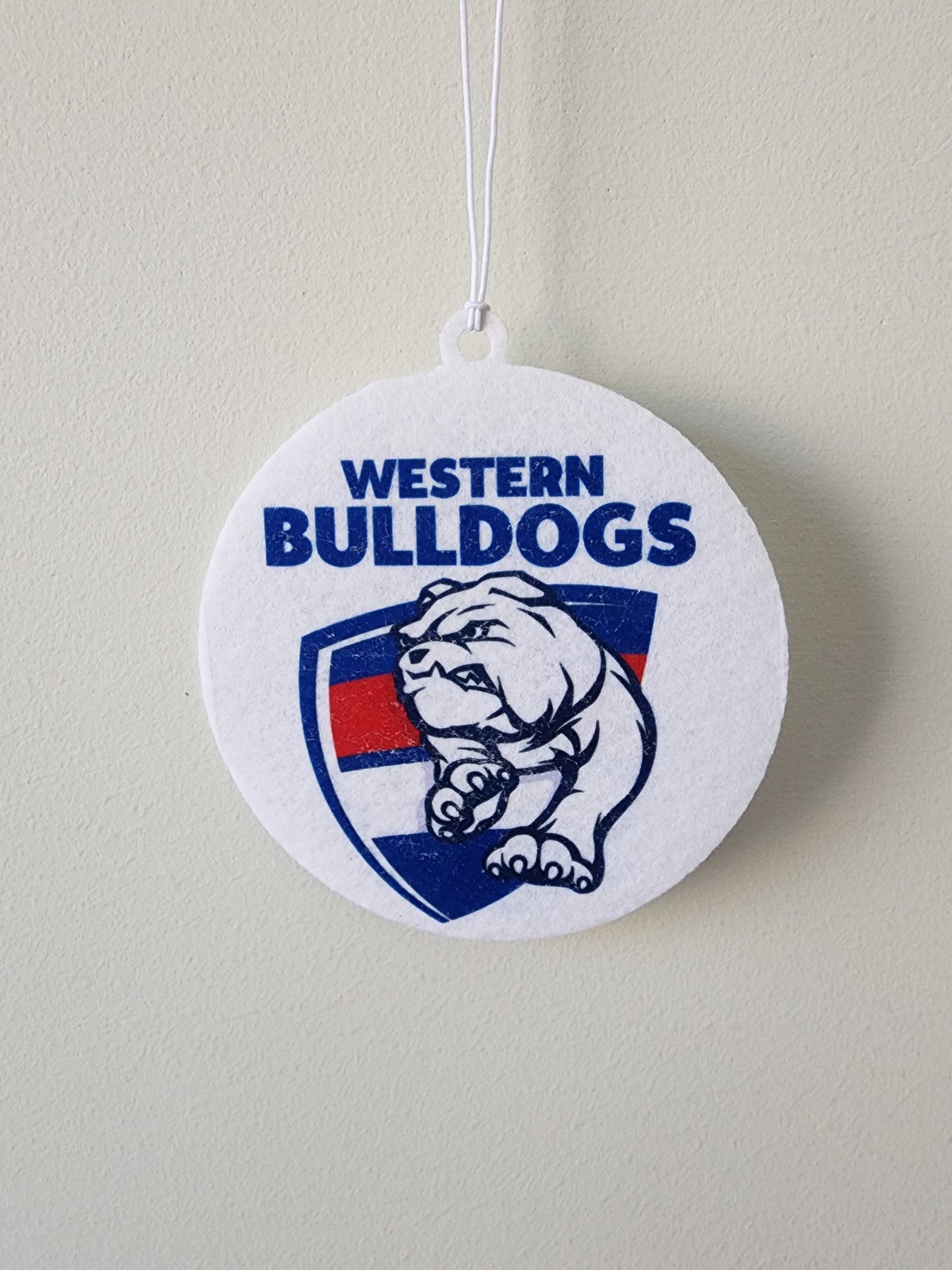 WESTERN BULLDOGS CAR AIR FRESHENER