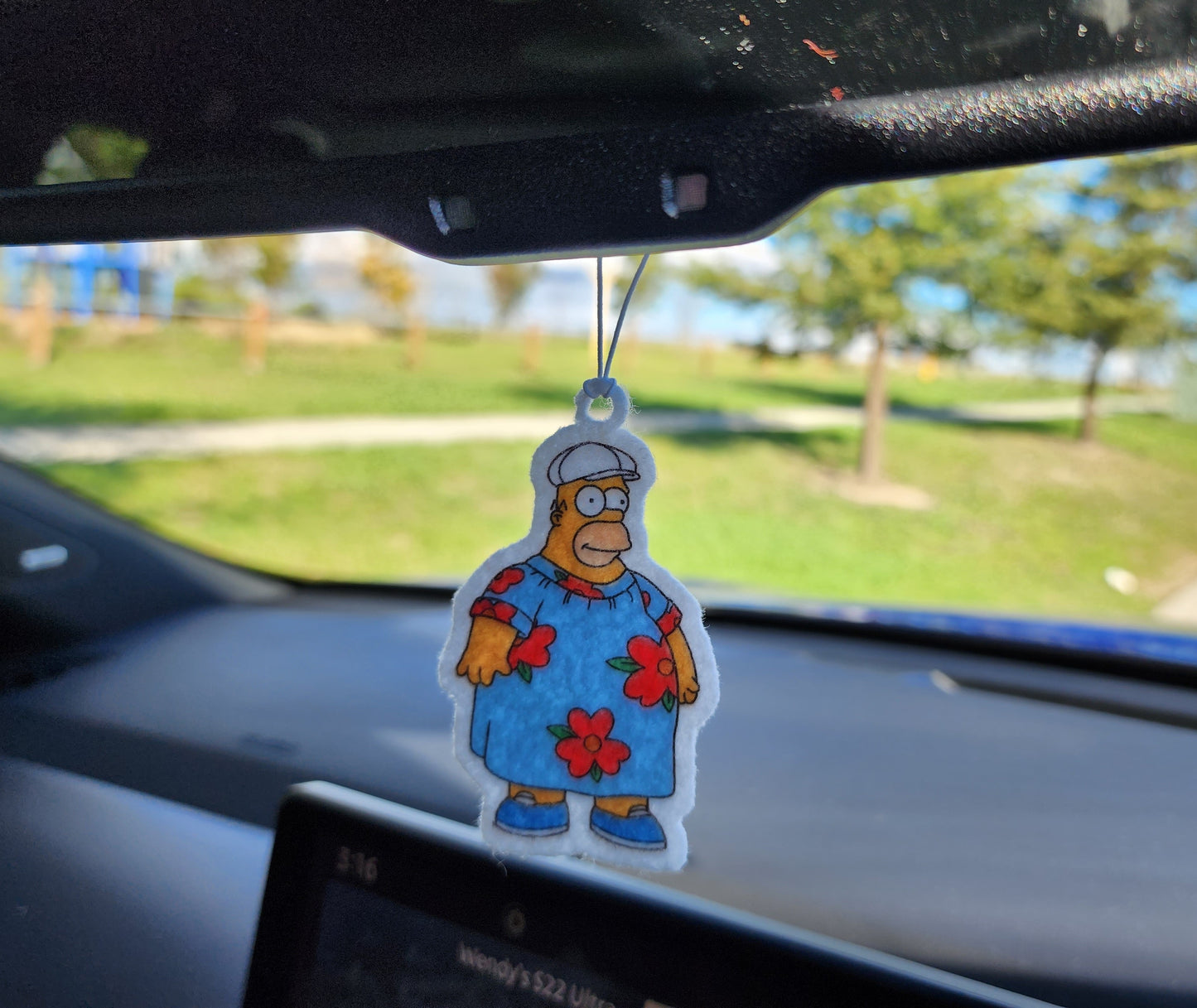 HOMER SIMPSON MUU MUU CAR AIR FRESHENER