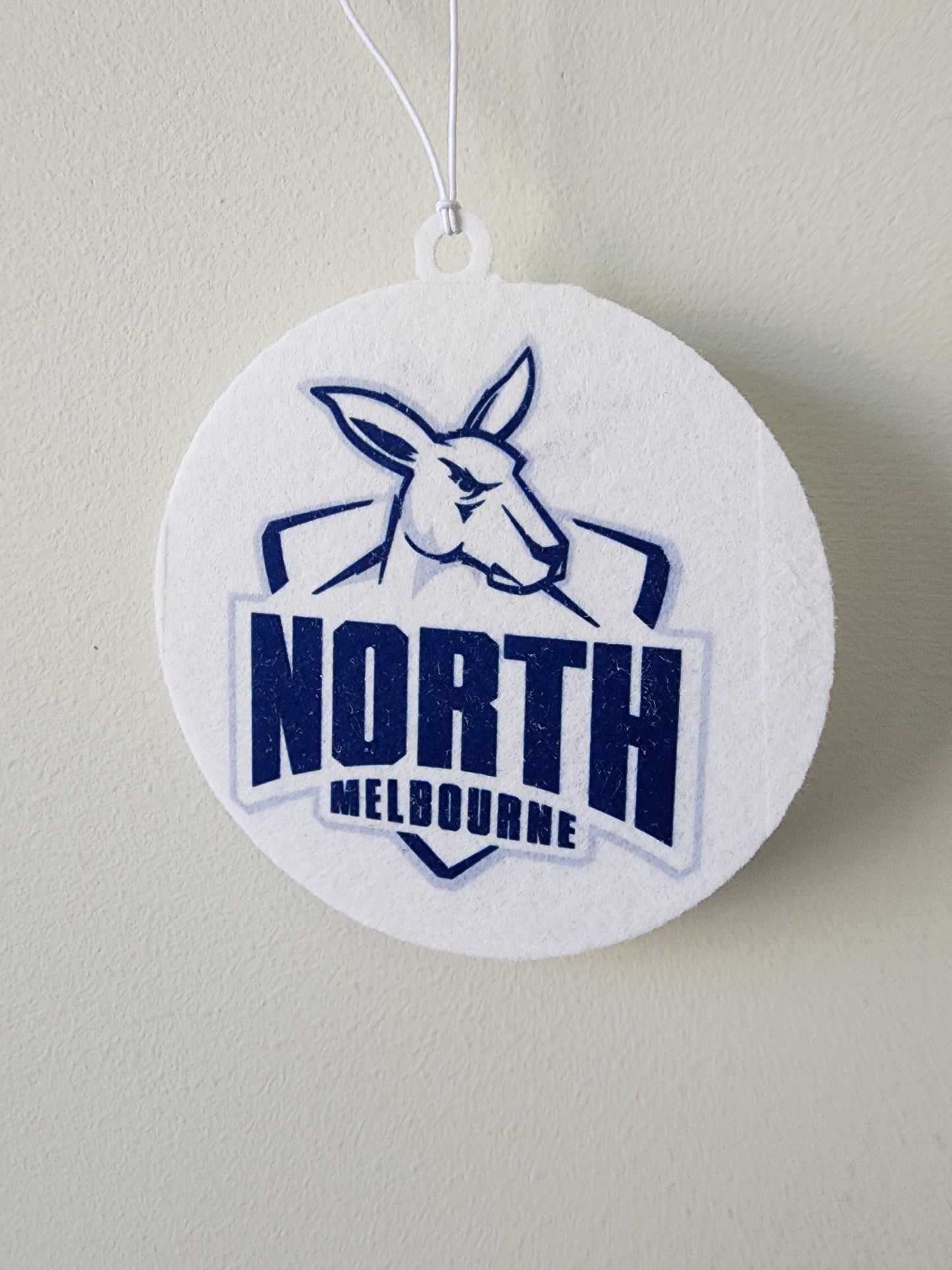 NORTH MELBOURNE KANGAROOS CAR AIR FRESHENER