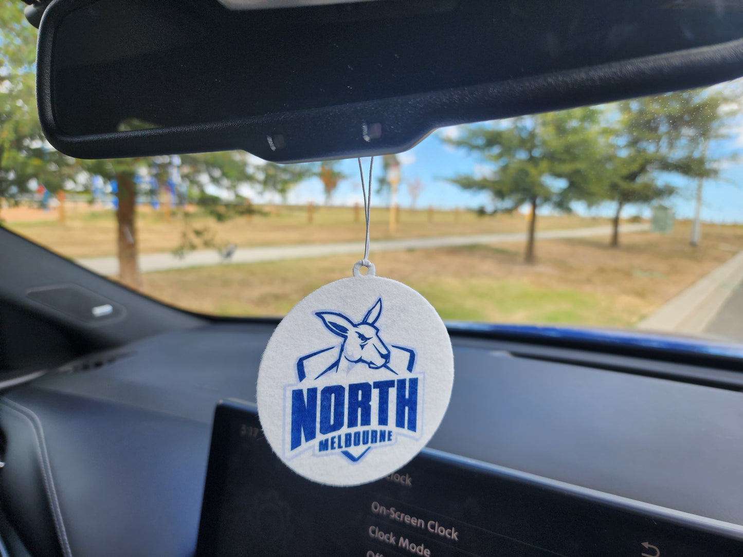 NORTH MELBOURNE KANGAROOS CAR AIR FRESHENER