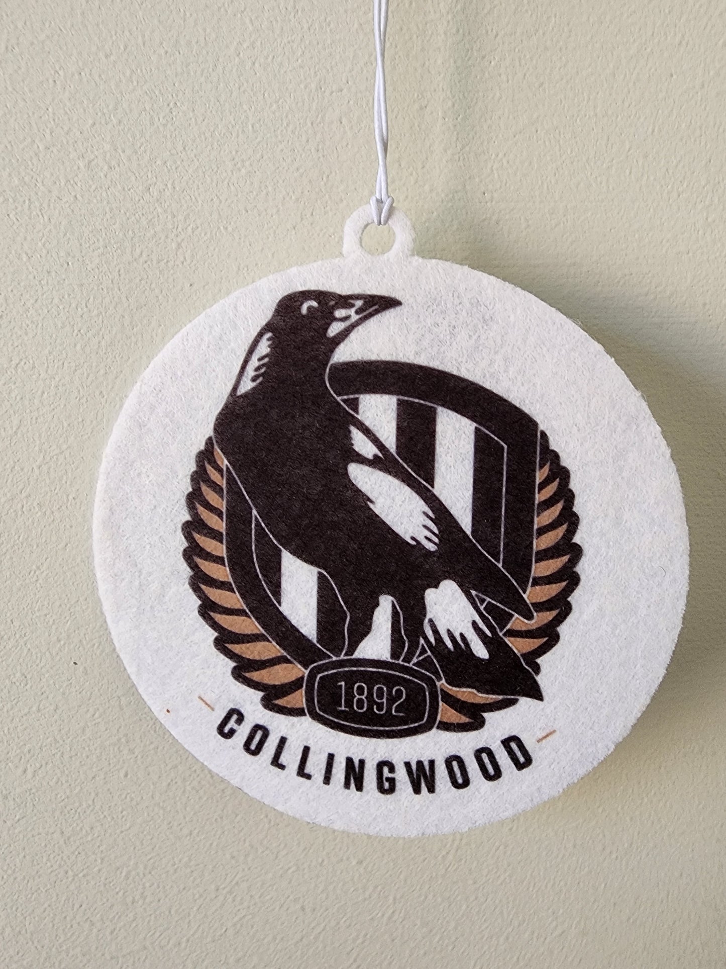 COLLINGWOOD MAGPIES CAR AIR FRESHENER