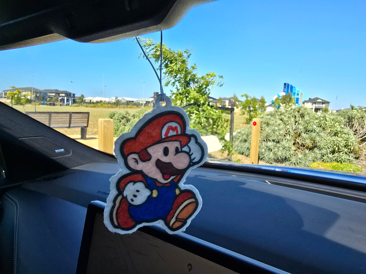 SUPER MARIO LUIGI CAR AIR FRESHENER