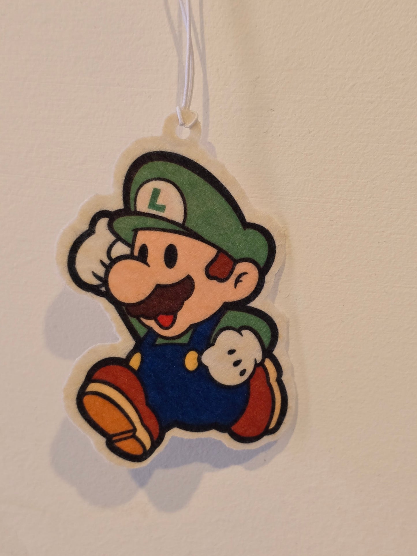 SUPER MARIO LUIGI CAR AIR FRESHENER