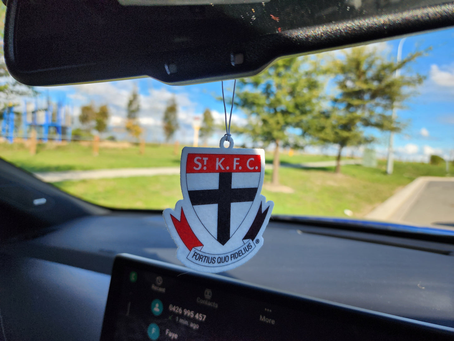 ST KILDA SAINTS CAR AIR FRESHENER