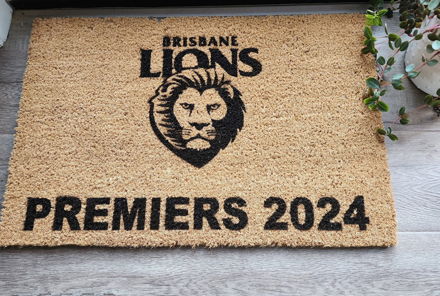 BRISBANE LIONS PREMIERS '24 CUSTOM DOOR MAT
