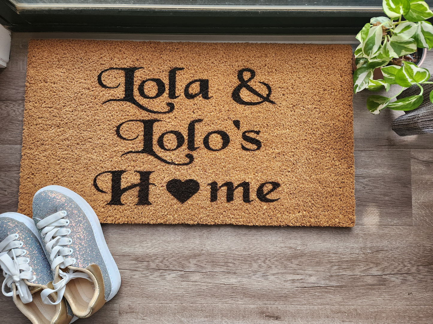 GRANDPARENTS HOME PERSONALISED DOOR MAT