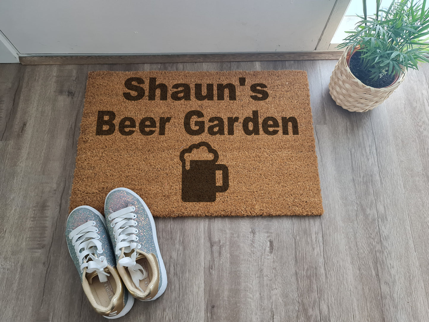 BEER GARDEN PERSONALISED DOOR MAT