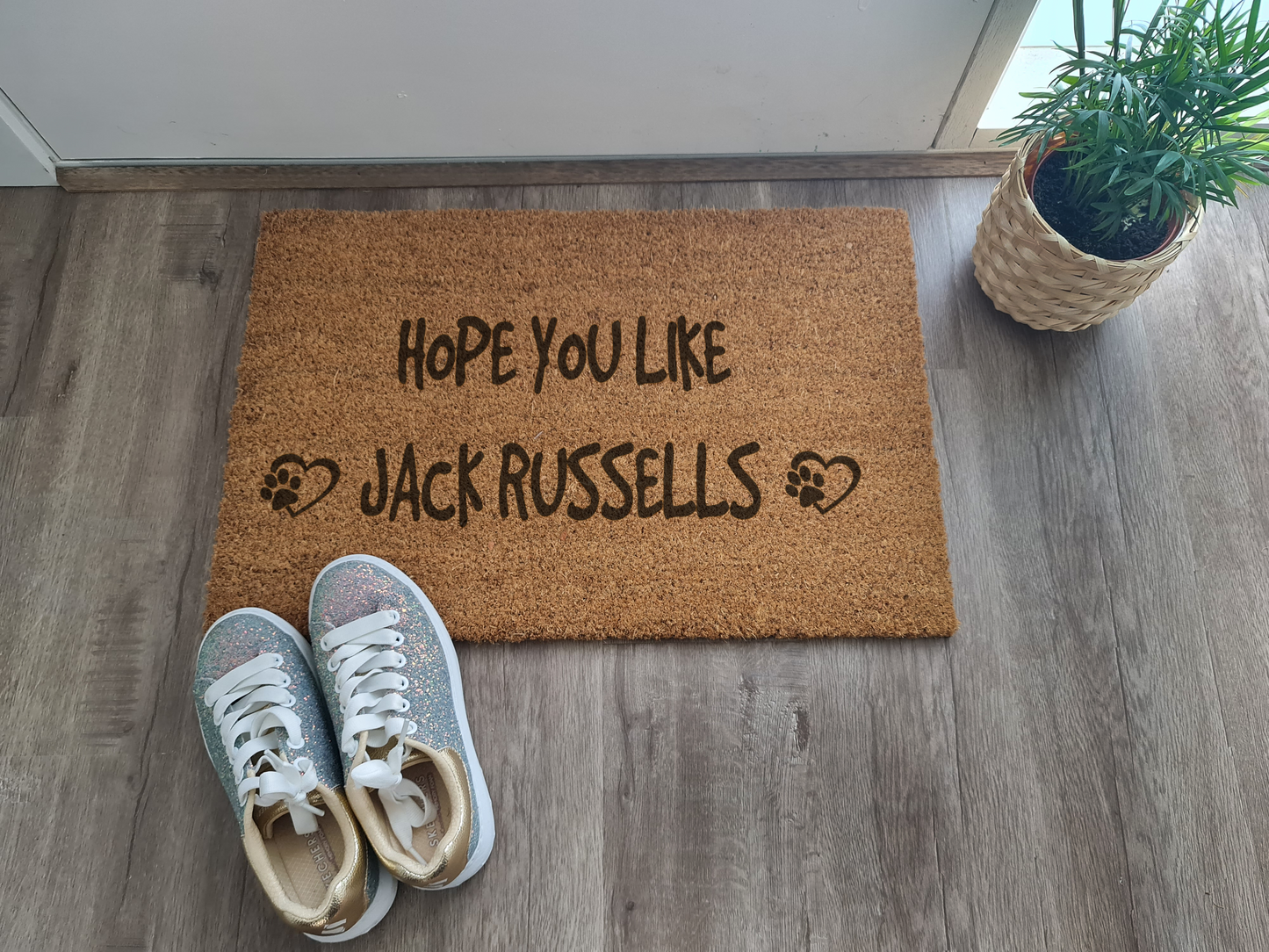 HOPE YOU LIKE JACK RUSSELLS CUSTOM DOOR MAT