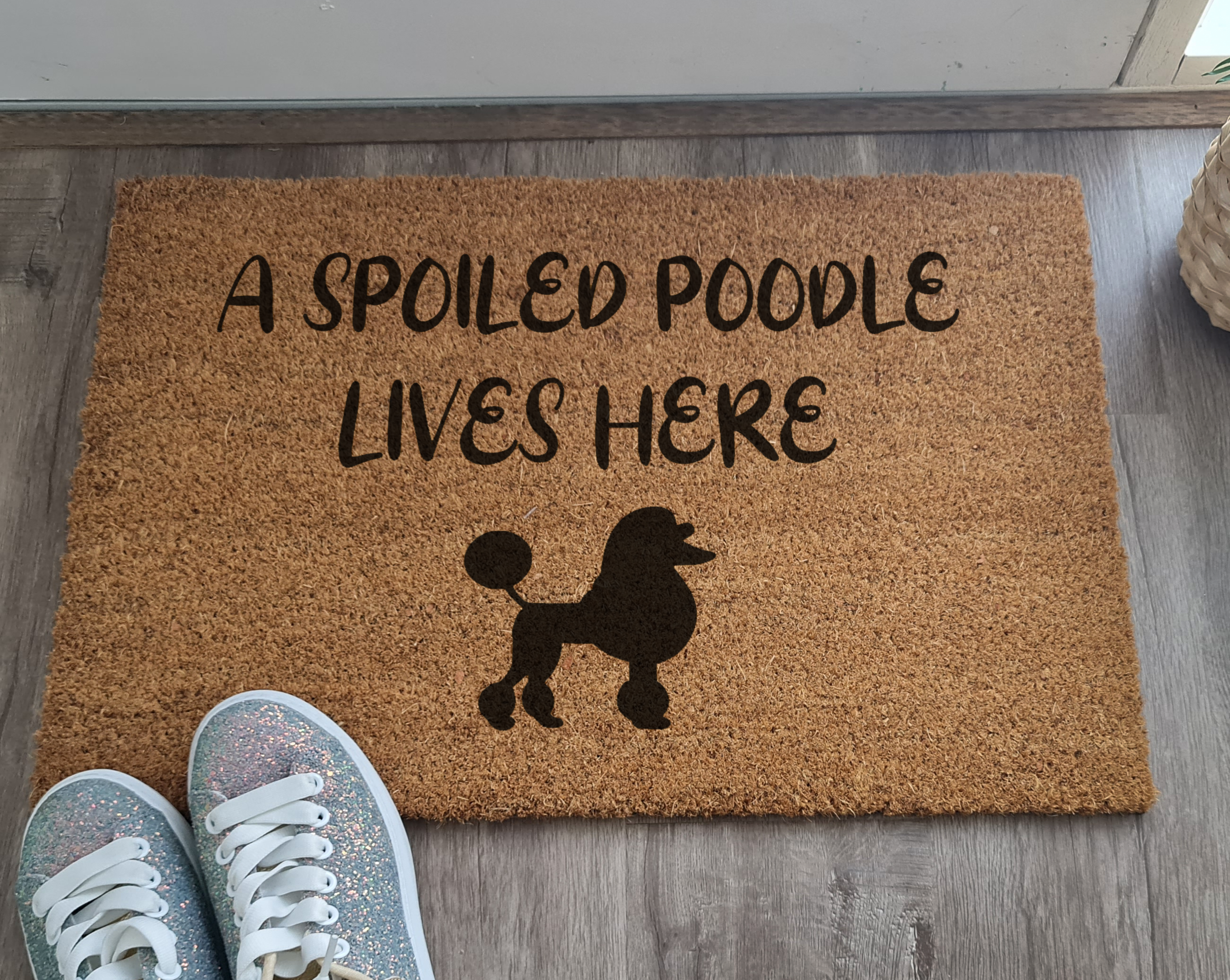 Poodle doormat best sale