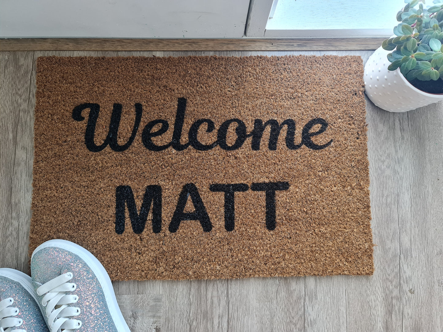 CUSTOM DOORMAT YOUR TEXT HERE DESIGN YOUR OWN DOOR MAT