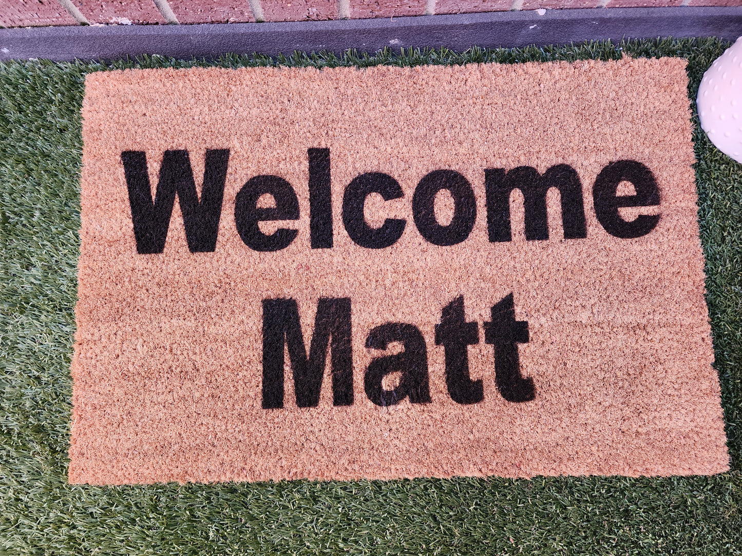 WELCOME MATT CUSTOM DOORMAT