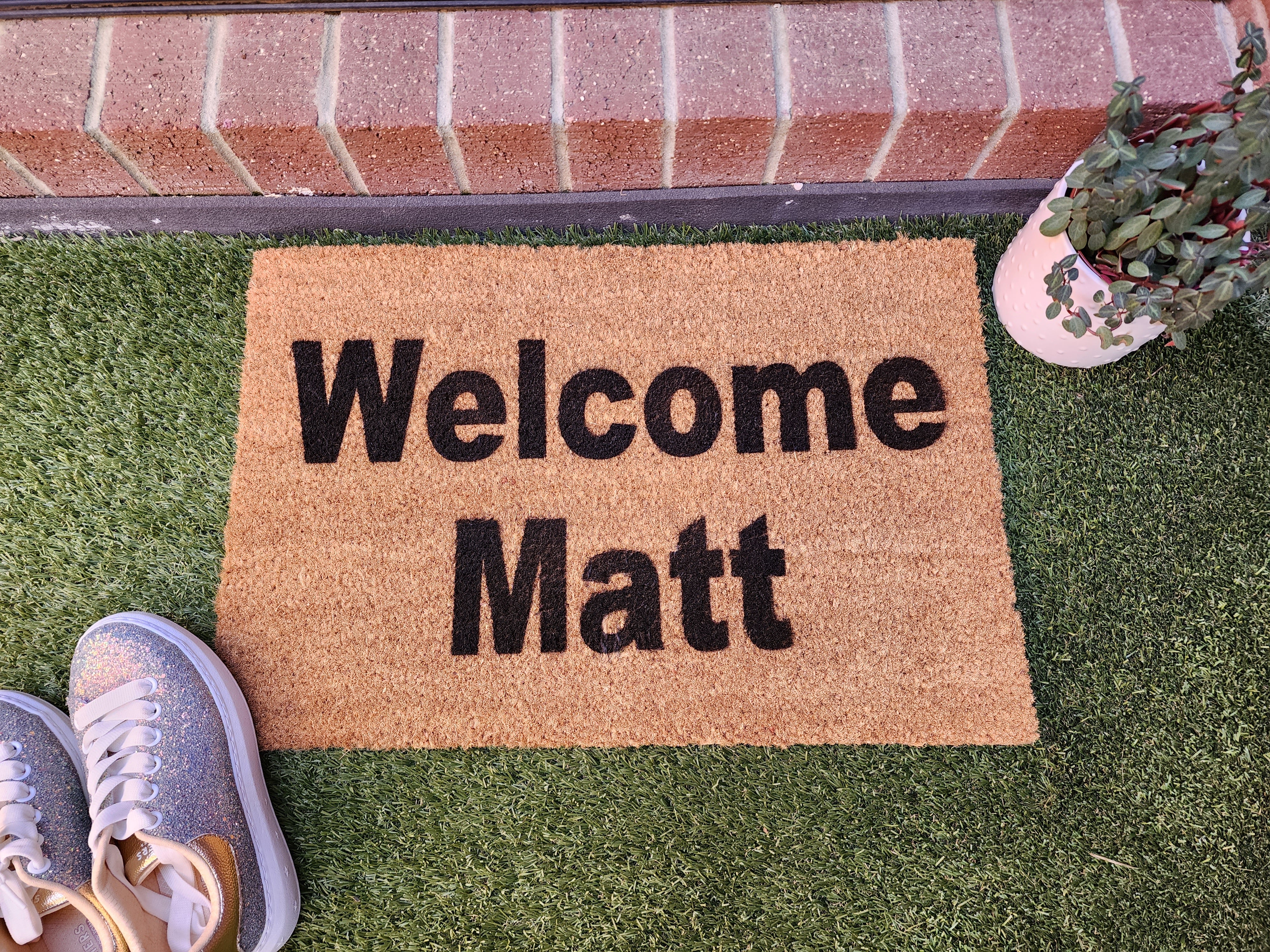 WELCOME MATT CUSTOM DOORMAT AJsUniqueGifts welcome-matt-custom-doormat-ajsuniquegifts