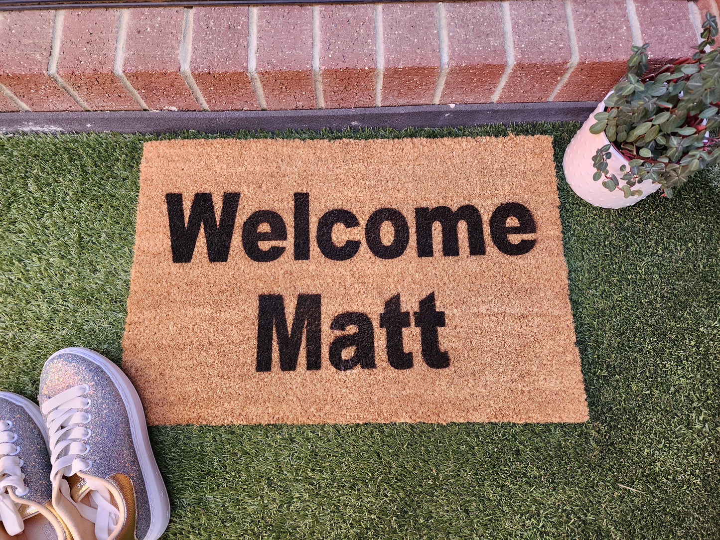 WELCOME MATT CUSTOM DOORMAT