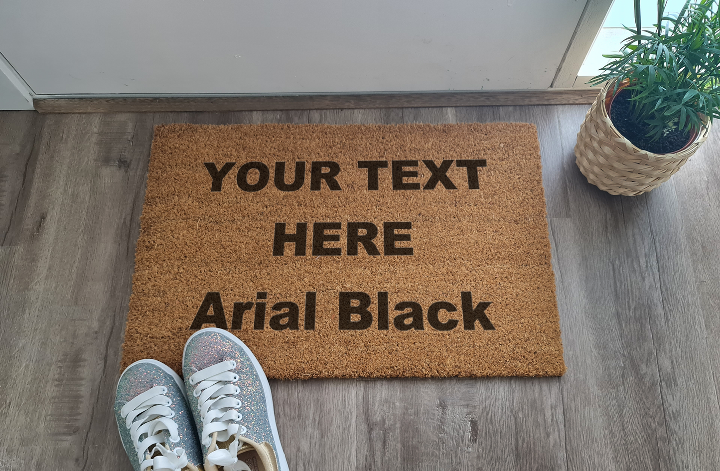 CUSTOM DOORMAT YOUR TEXT HERE DESIGN YOUR OWN DOOR MAT