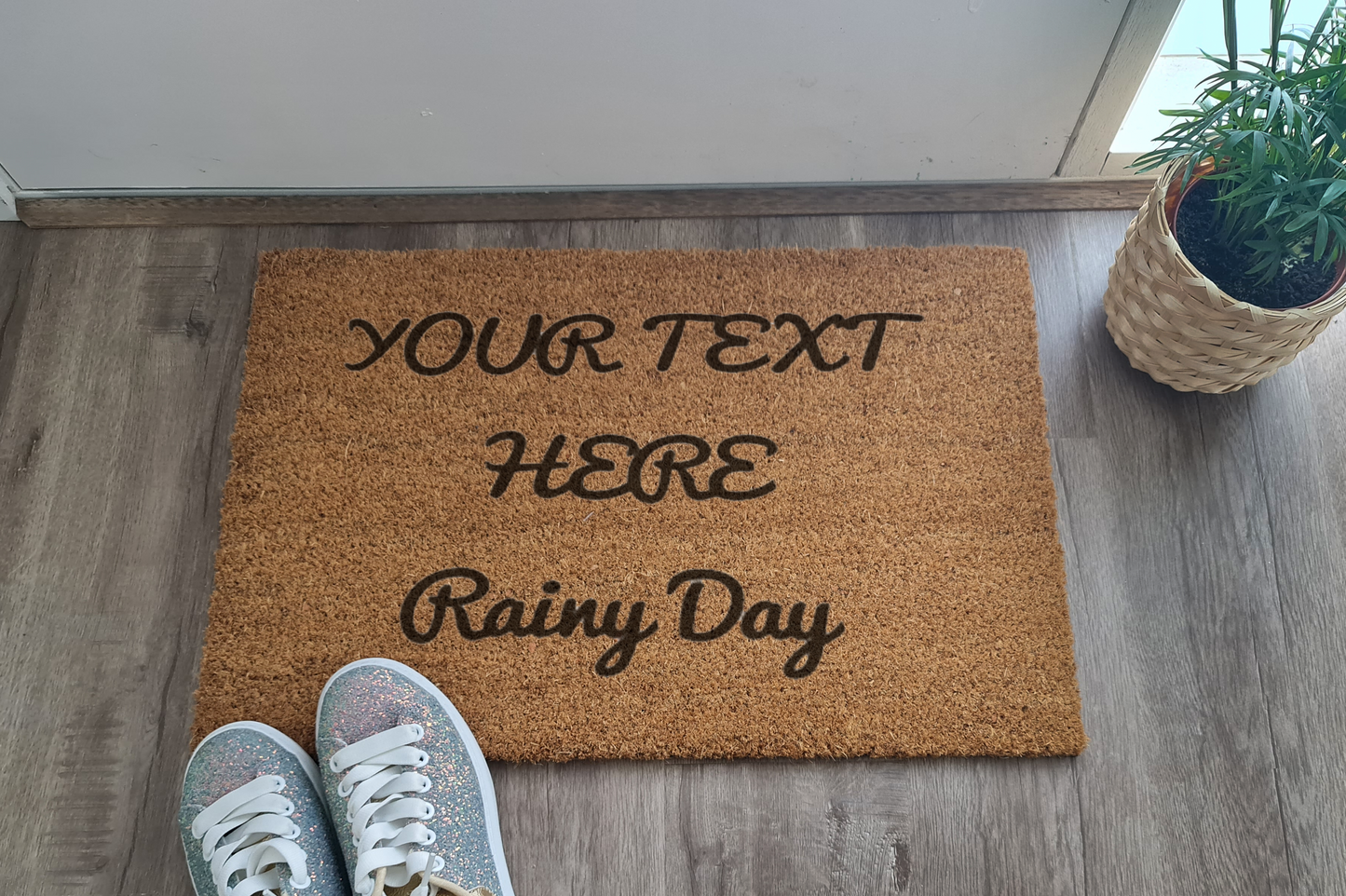 CUSTOM DOORMAT YOUR TEXT HERE DESIGN YOUR OWN DOOR MAT