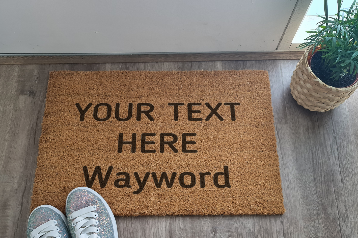 CUSTOM DOORMAT YOUR TEXT HERE DESIGN YOUR OWN DOOR MAT