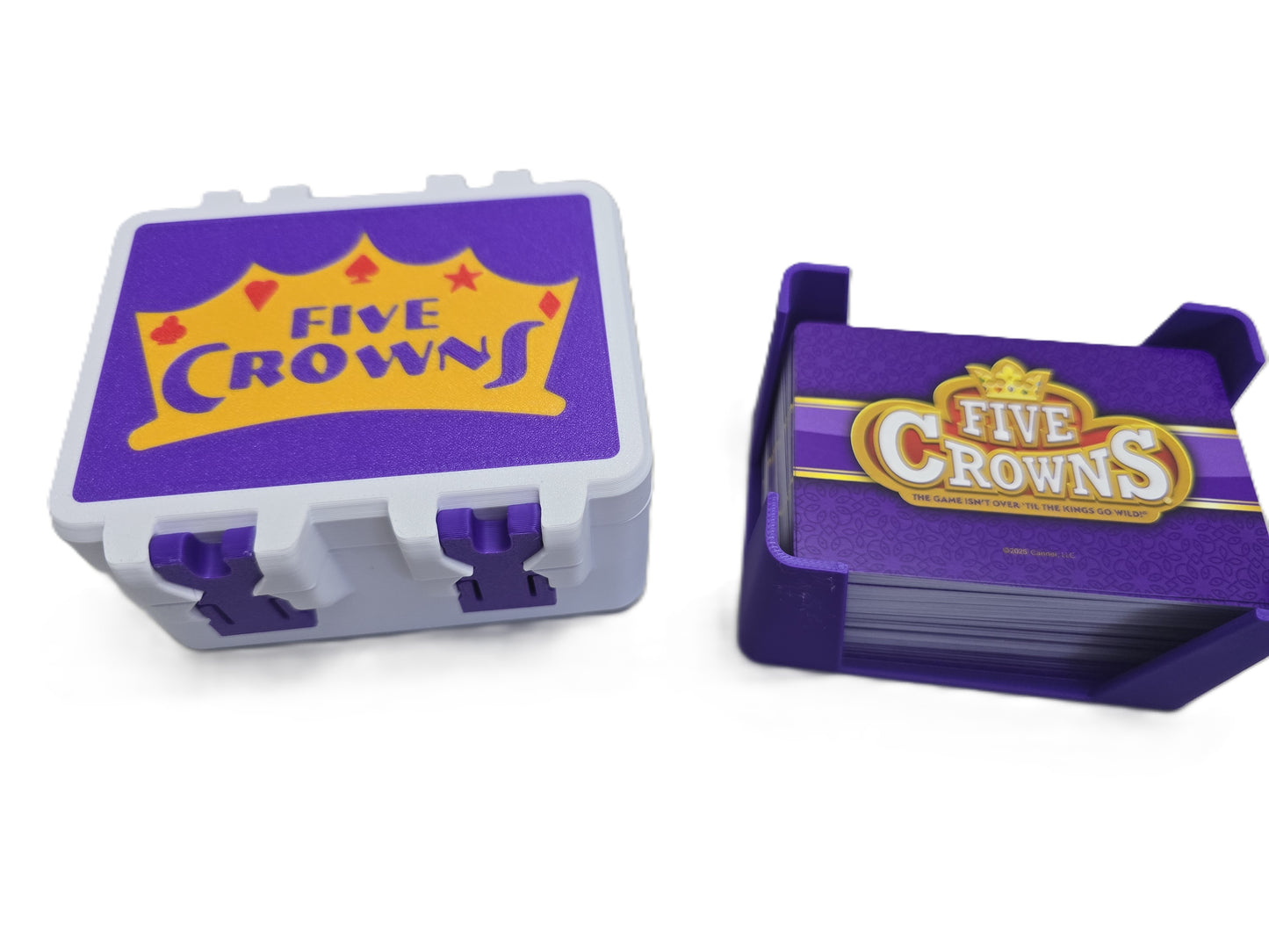 Five Crowns Game Card Box Holder