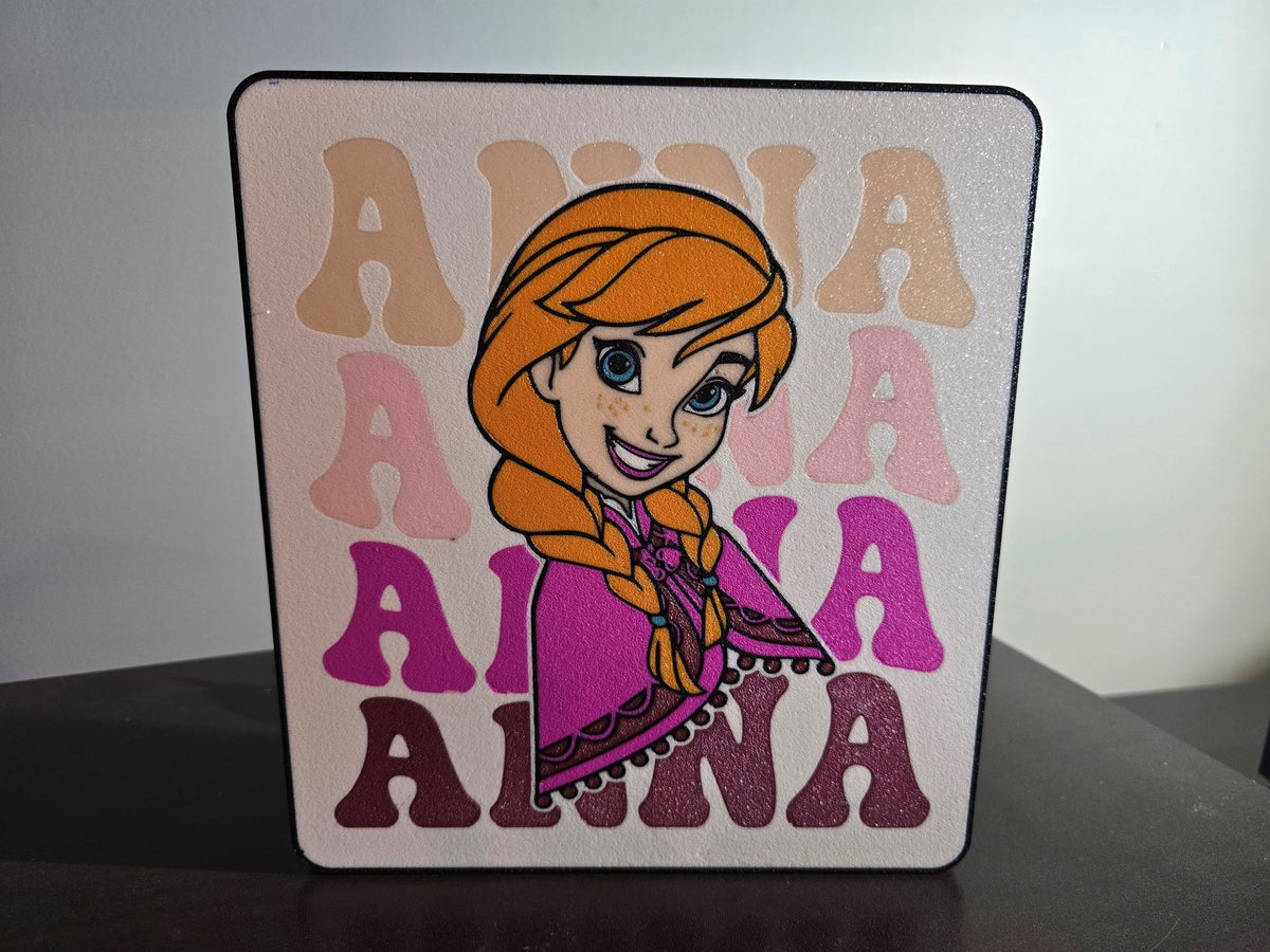 Frozen Anna LED Light Box