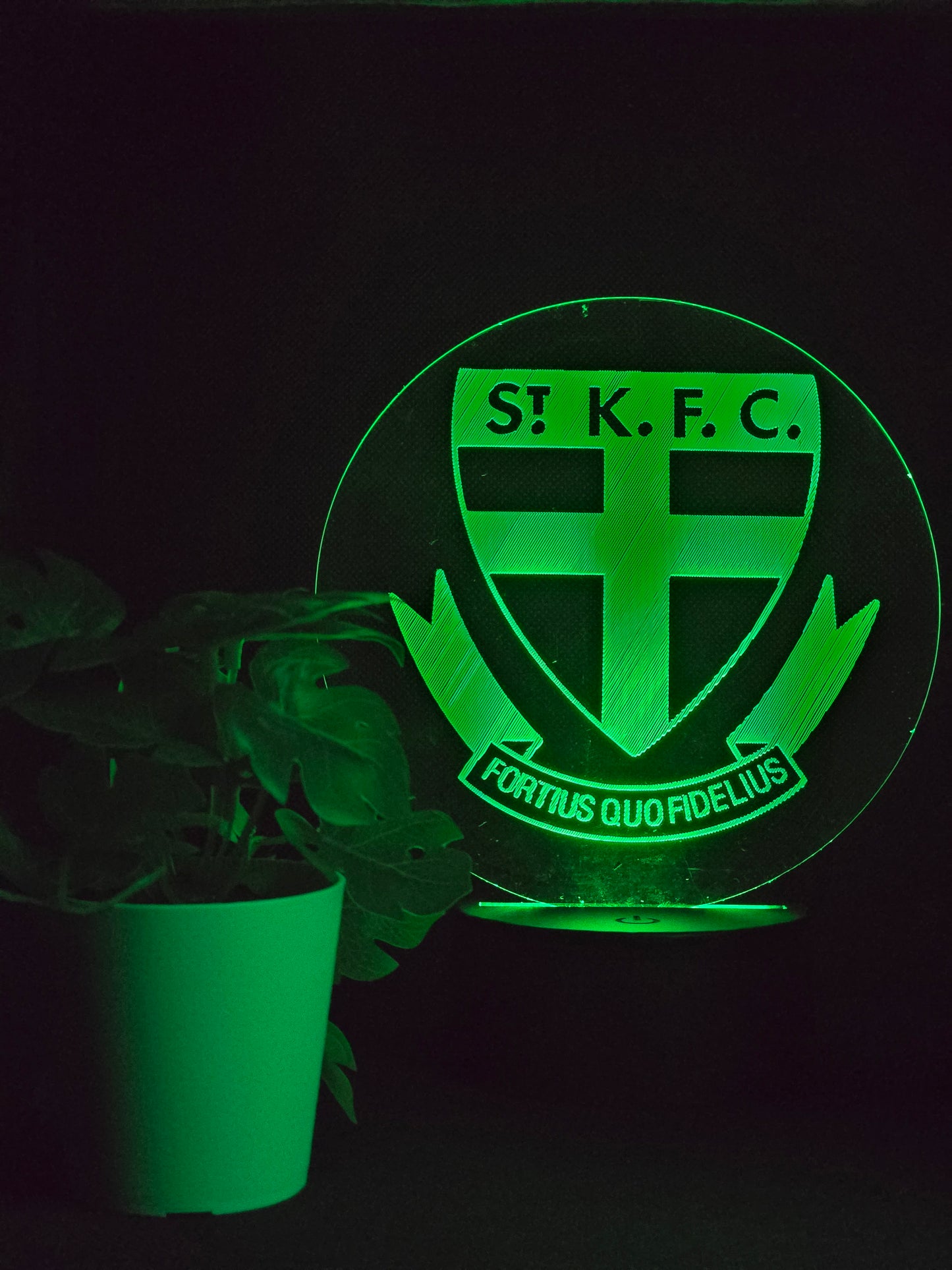 ST KILDA SAINTS NIGHT LIGHT 8 COLOURS LED LAMP
