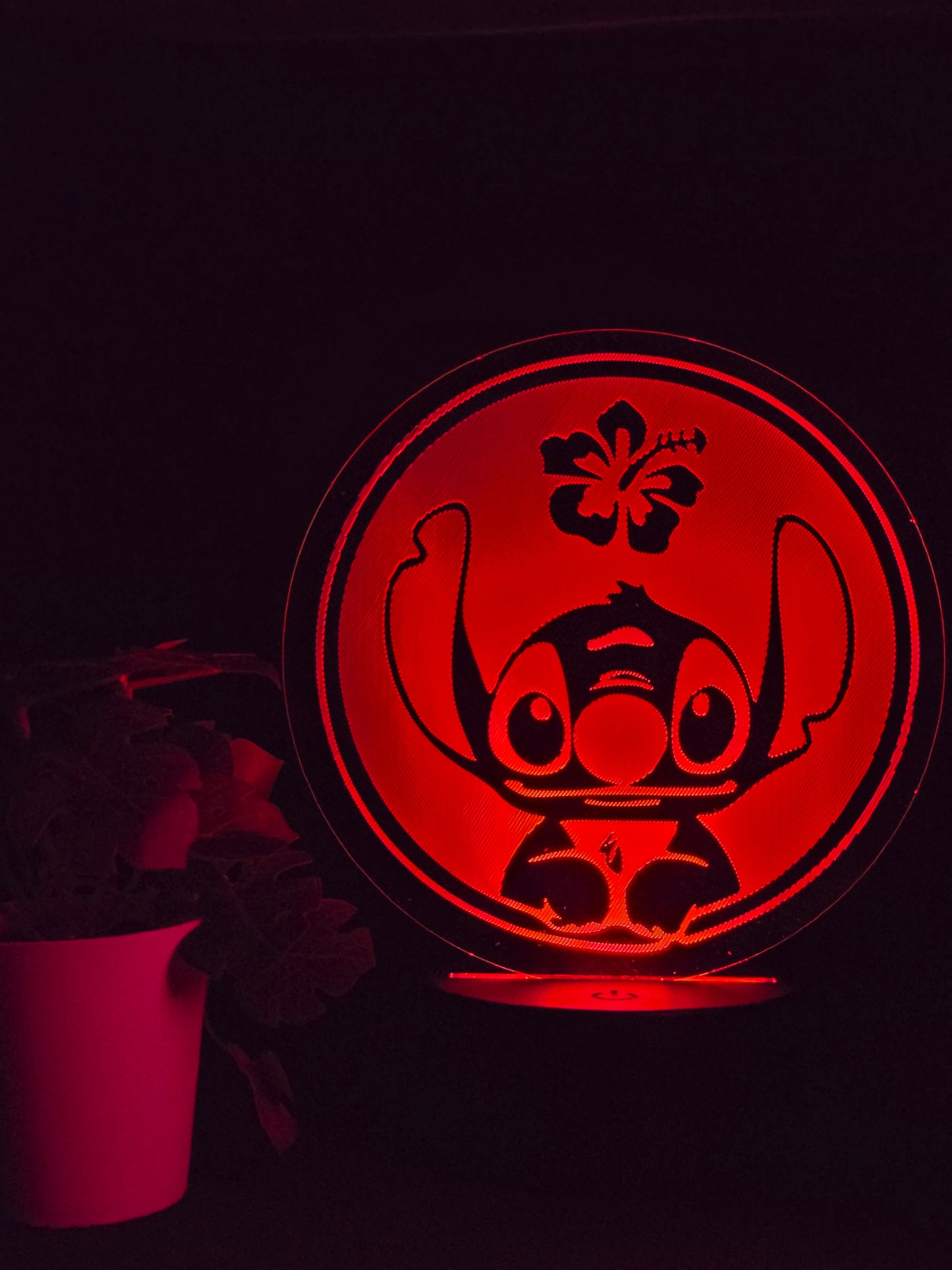 STITCH NIGHT LIGHT 8 COLOURS LED LAMP