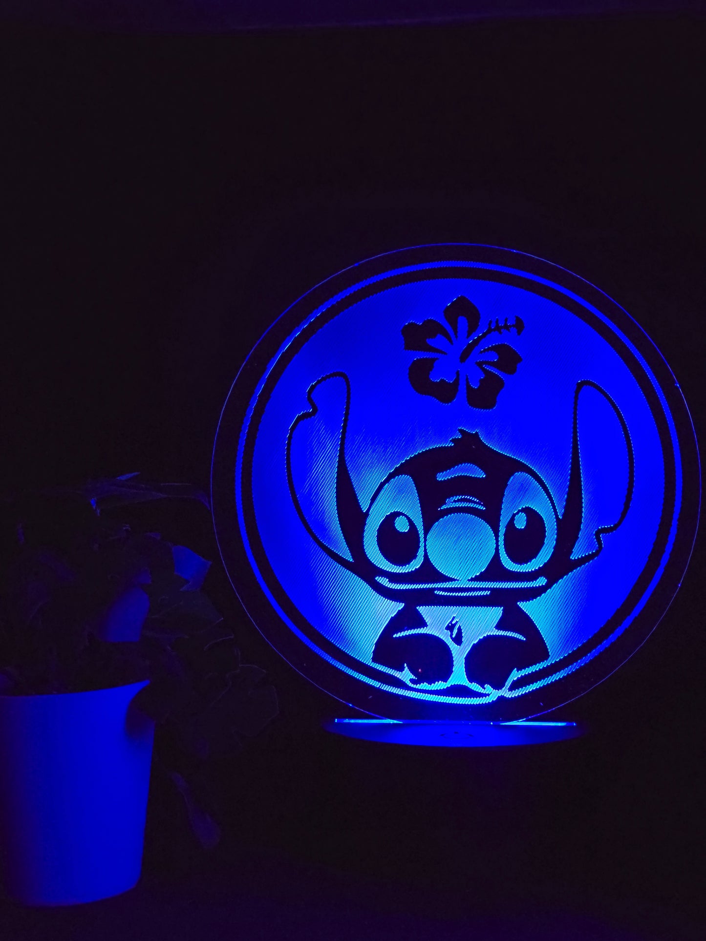 STITCH NIGHT LIGHT 8 COLOURS LED LAMP