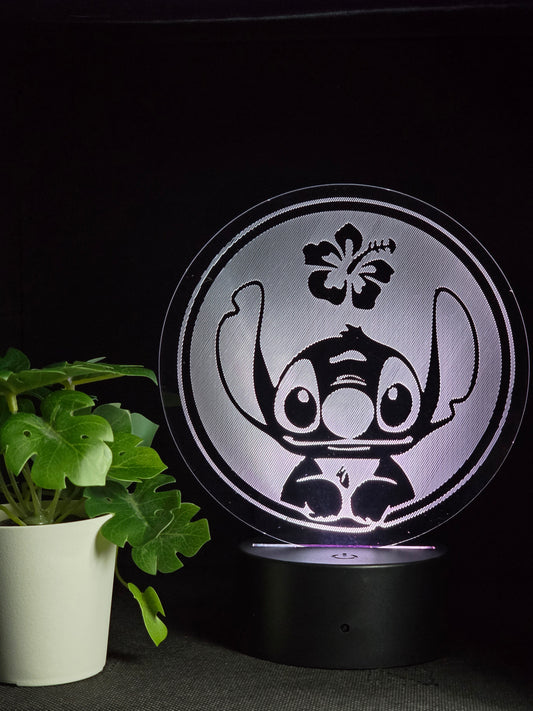 STITCH NIGHT LIGHT 8 COLOURS LED LAMP
