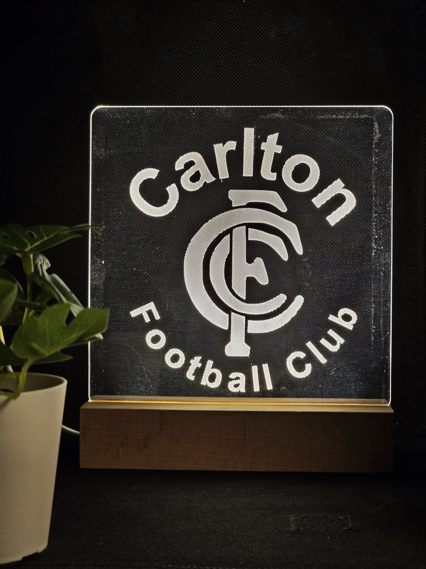 CARLTON BLUES NIGHT LIGHT WARM WHITE LED LAMP