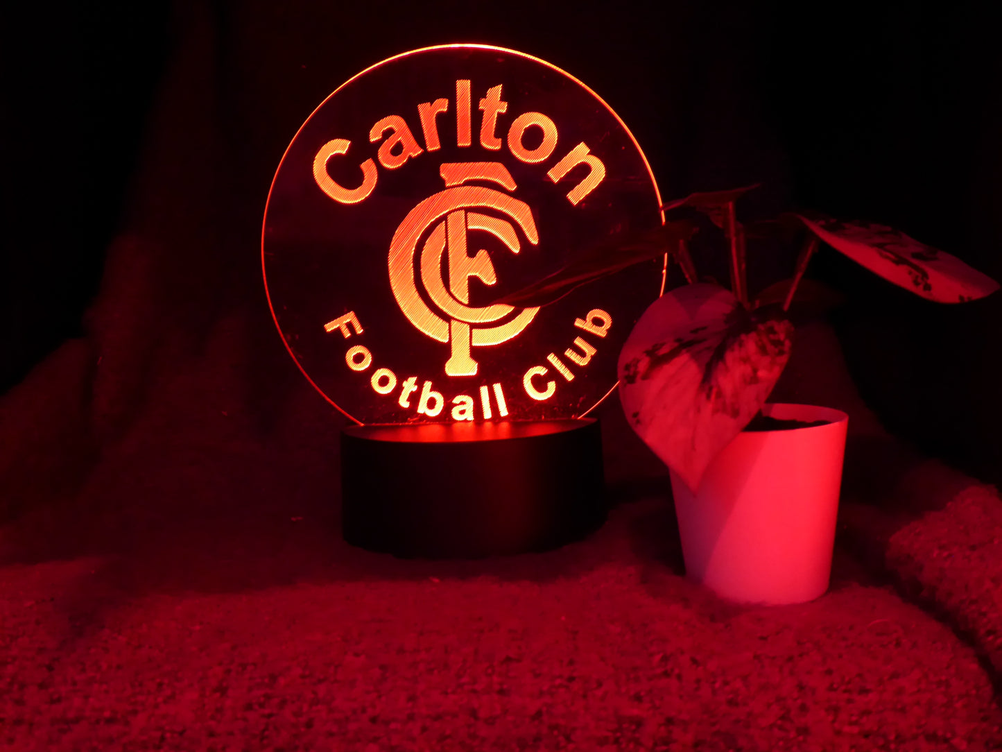 CARLTON BLUES NIGHT LIGHT 8 COLOURS LED LAMP
