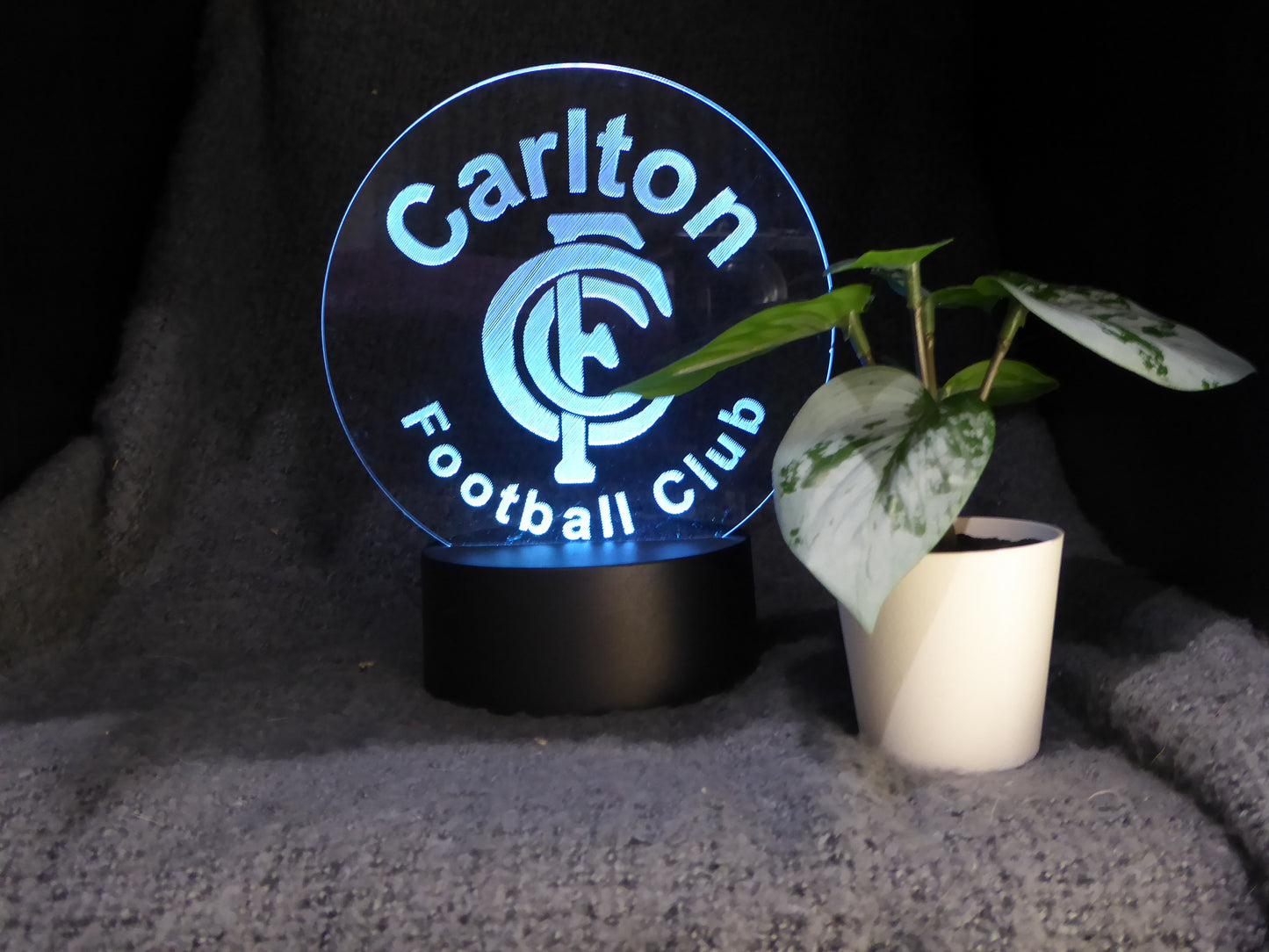 CARLTON BLUES NIGHT LIGHT 8 COLOURS LED LAMP