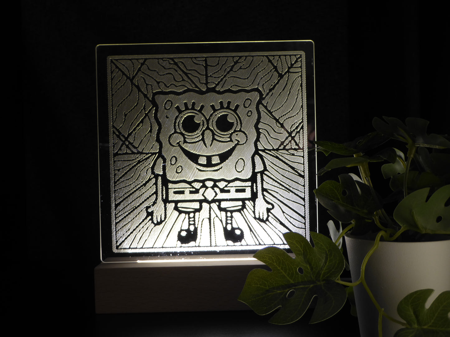 SPONGEBOB NIGHT LIGHT WARM WHITE LED LAMP