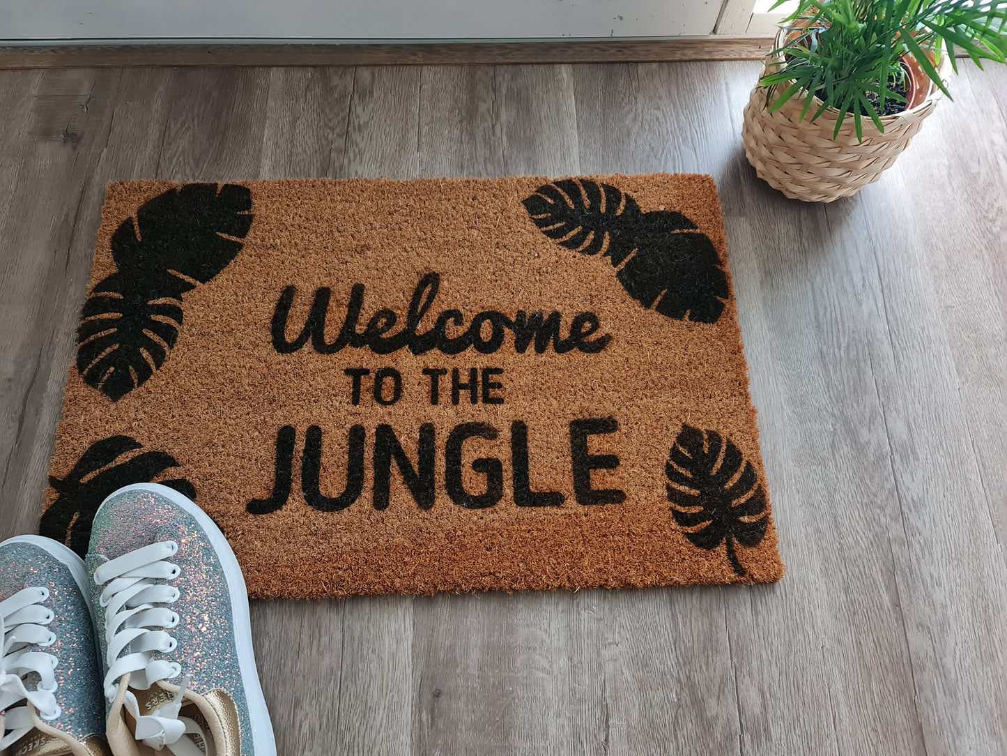 WELCOME TO THE JUNGLE CUSTOM DOORMAT