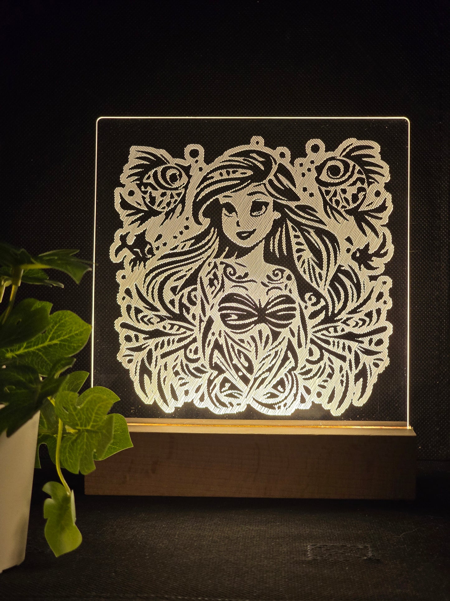ARIEL NIGHT LIGHT WARM WHITE LED LAMP