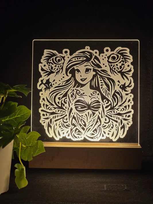 ARIEL NIGHT LIGHT WARM WHITE LED LAMP
