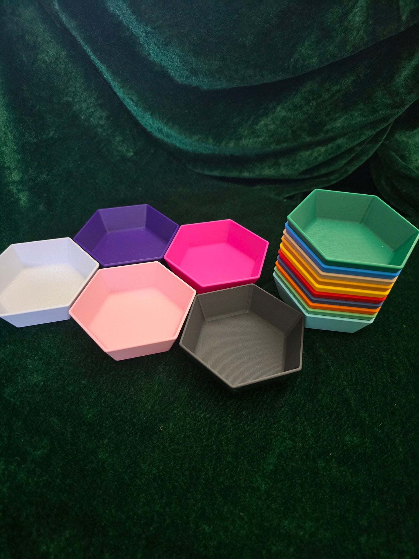 Stackable Board Game Piece Token Holder Tray