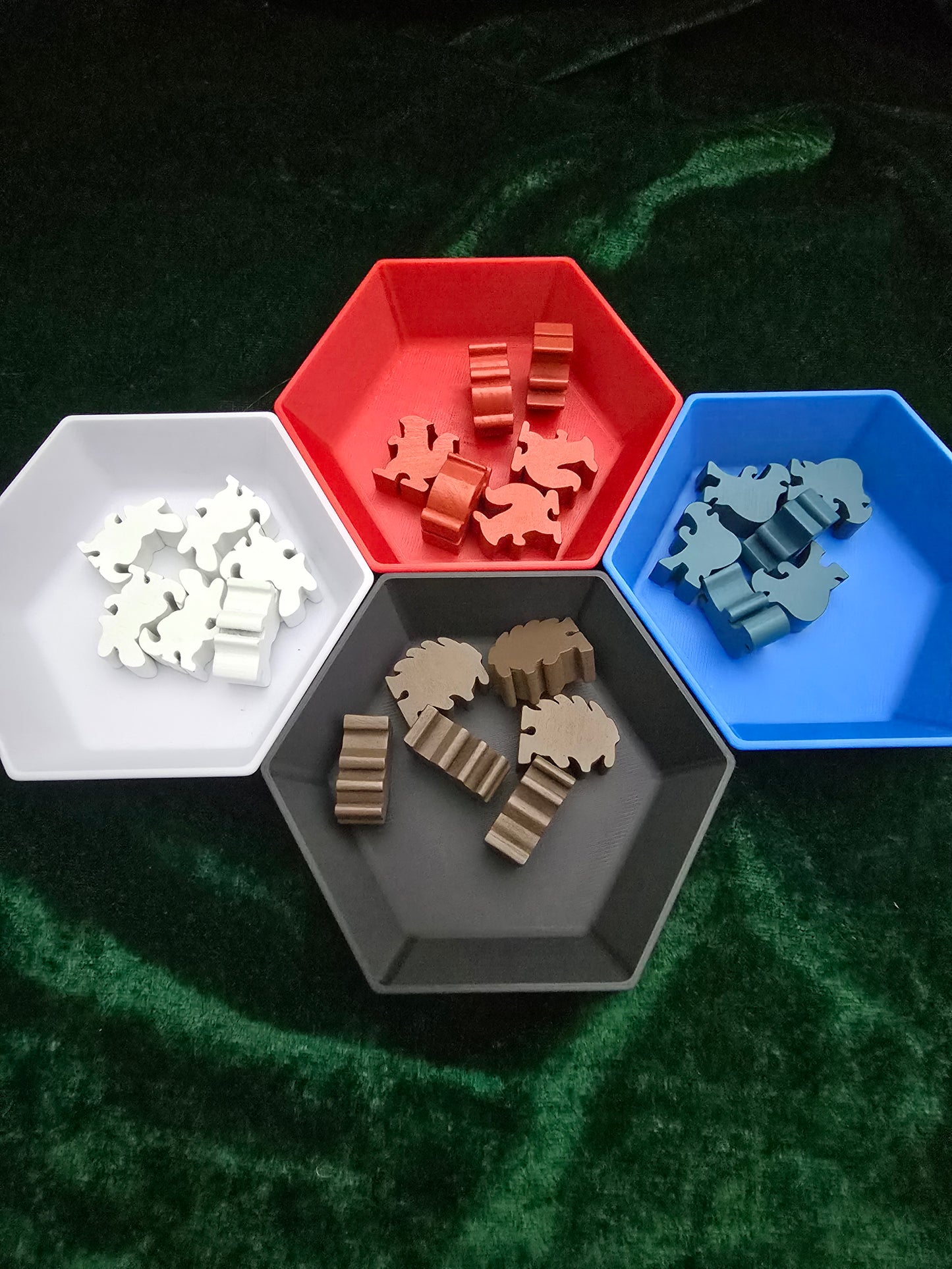 Stackable Board Game Piece Token Holder Tray