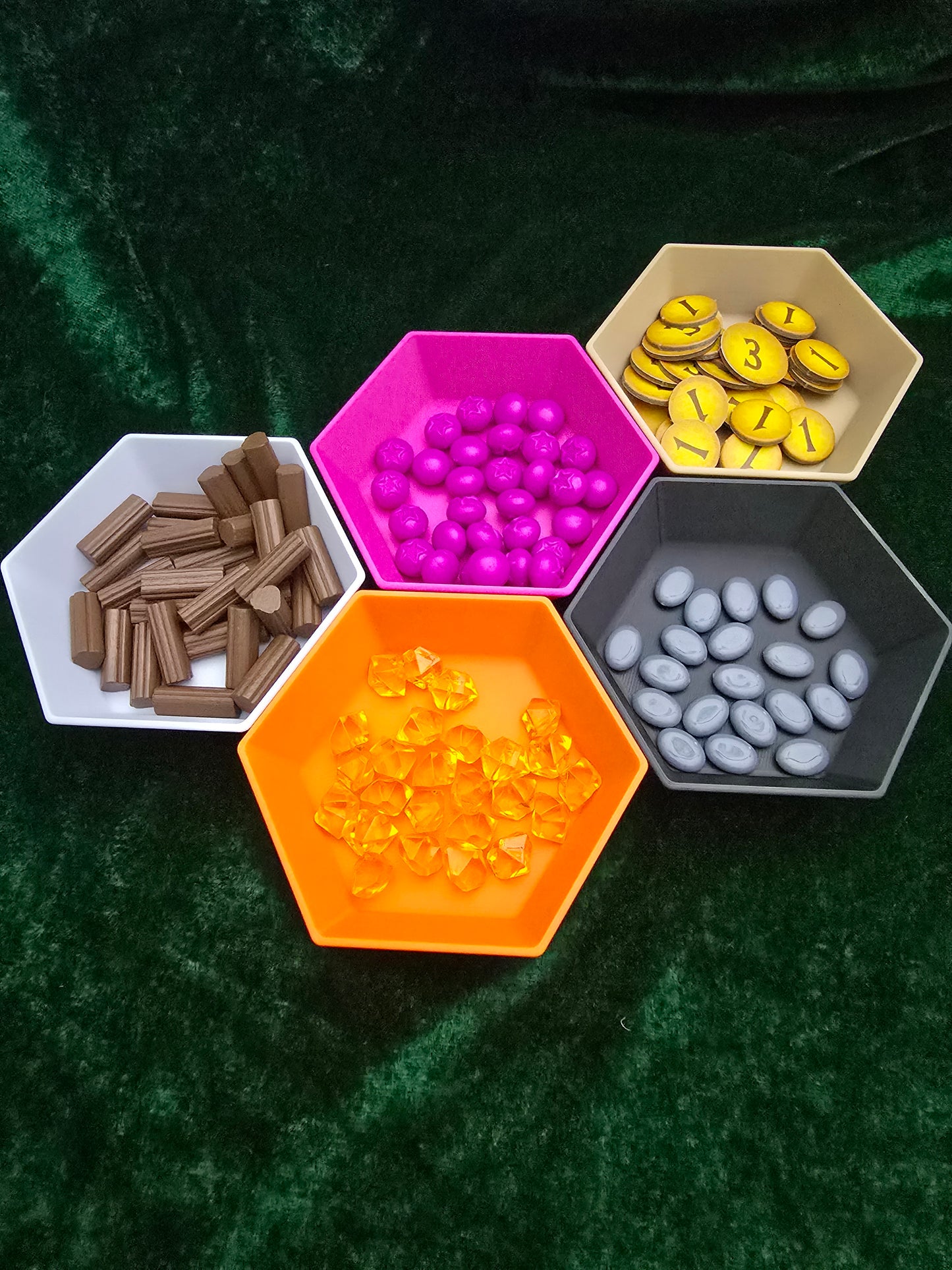 Stackable Board Game Piece Token Holder Tray