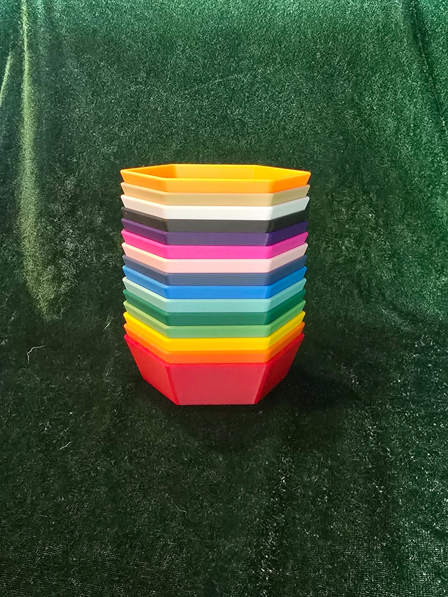 Stackable Board Game Piece Token Holder Tray