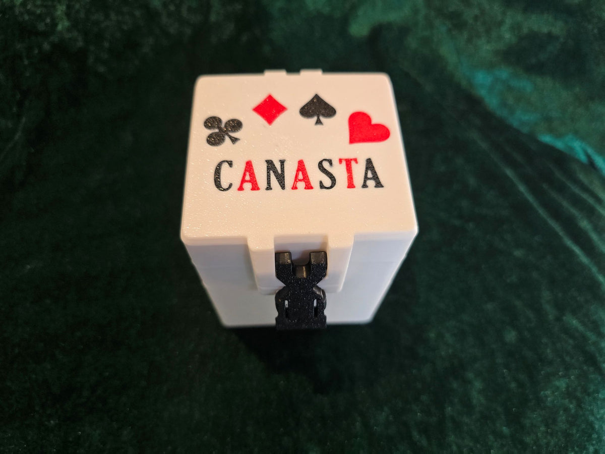 Canasta Game Card Box Holder