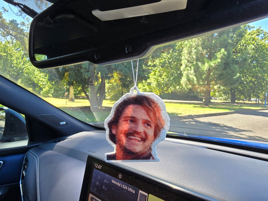 PEDRO PASCAL MEME CAR AIR FRESHENER