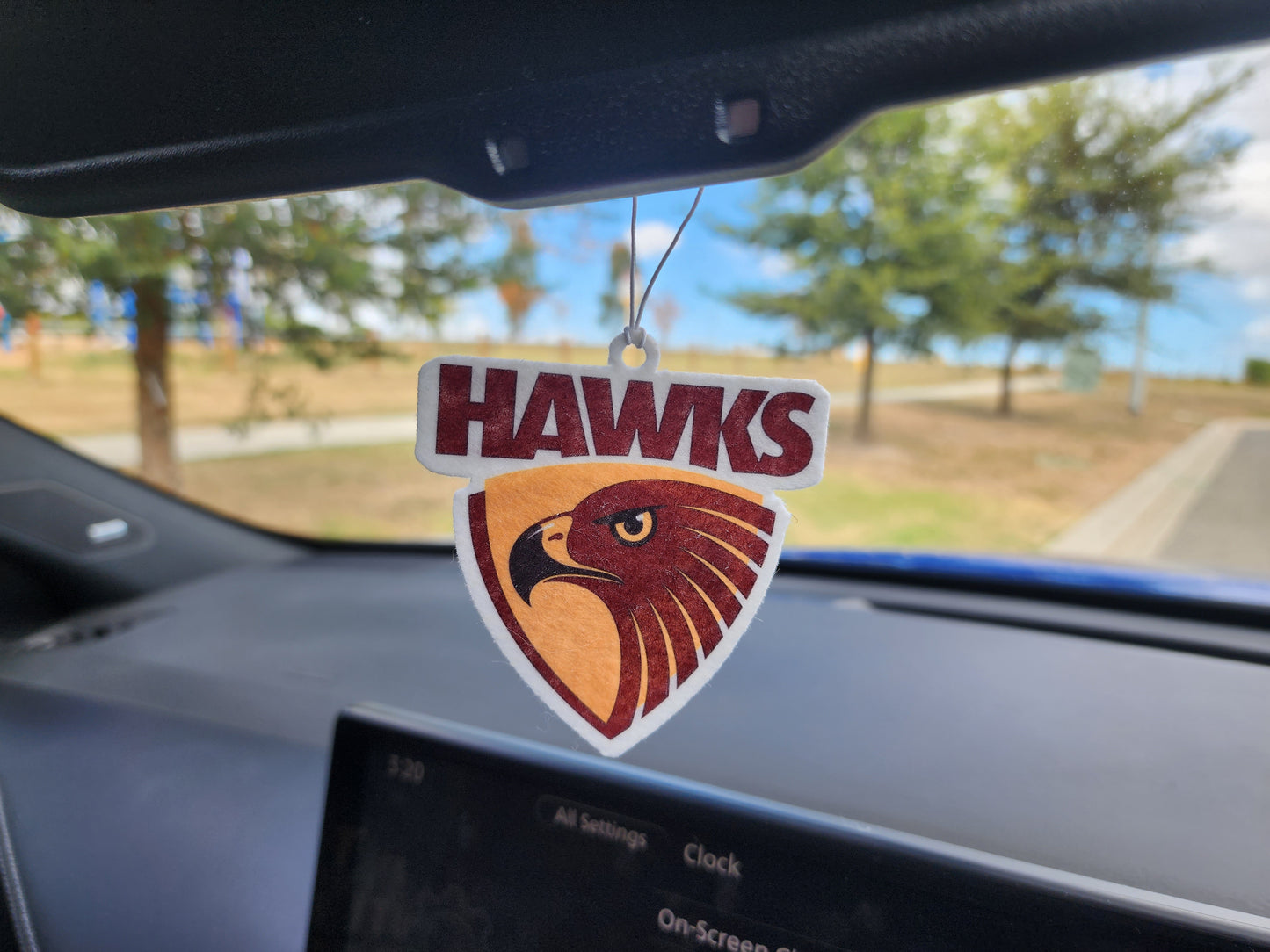 HAWTHORN HAWKS CAR AIR FRESHENER