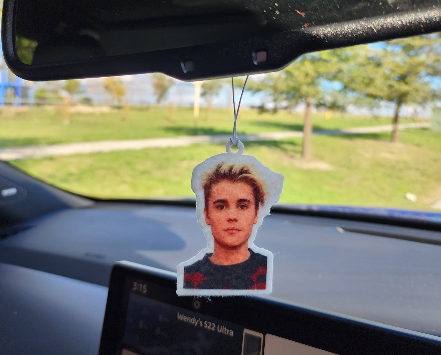 JUSTIN BEIBER CAR AIR FRESHENER