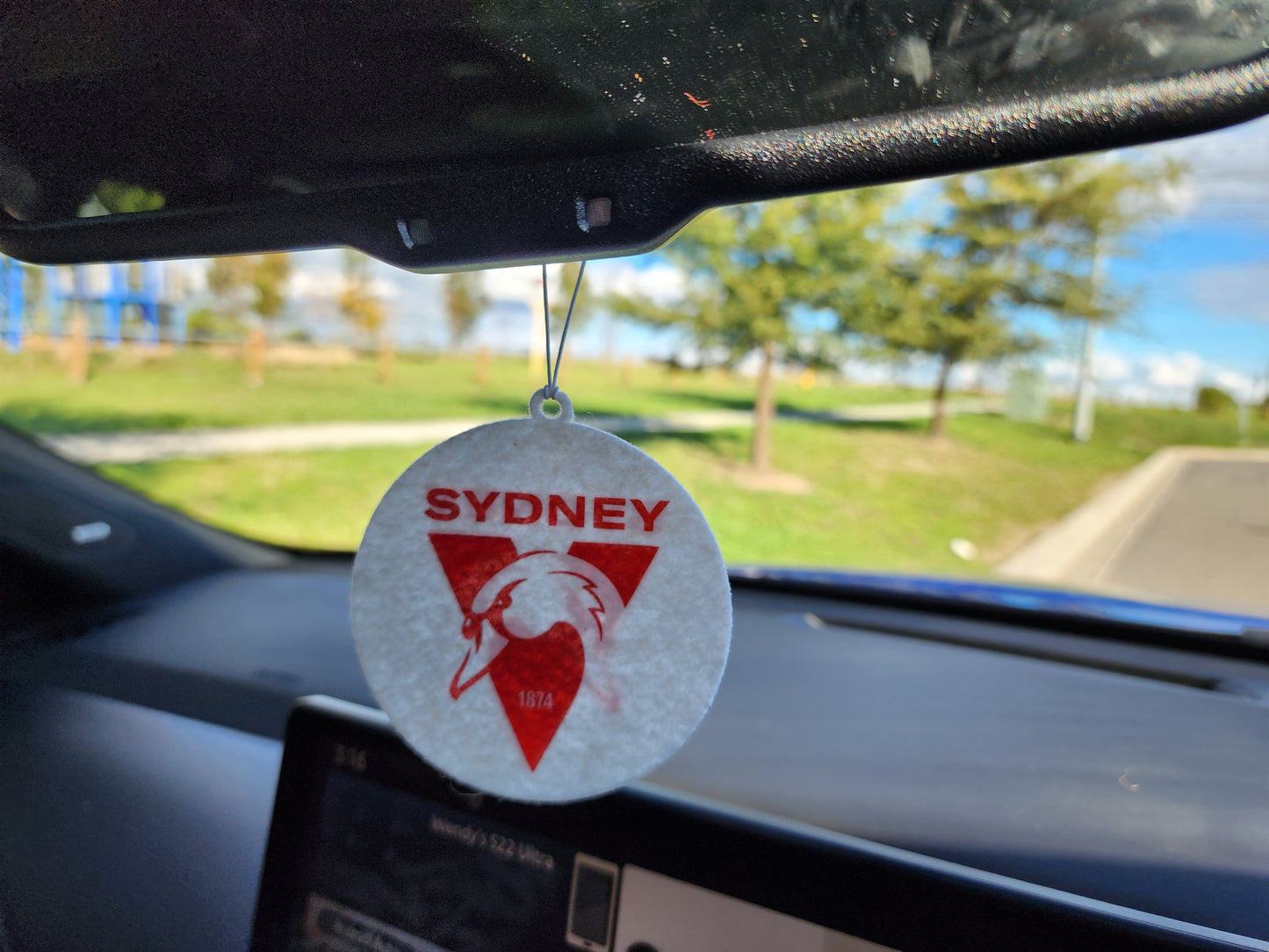 SYDNEY SWANS CAR AIR FRESHENER