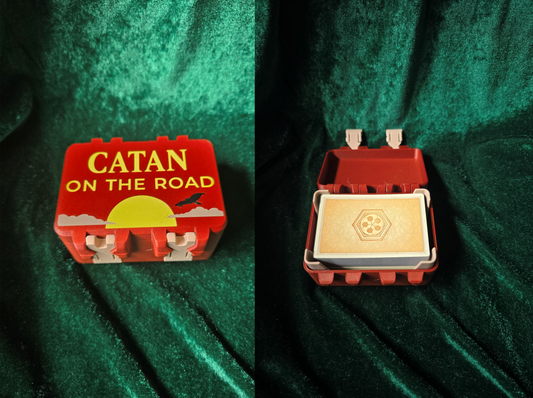 Catan on the Road Card Box Holder