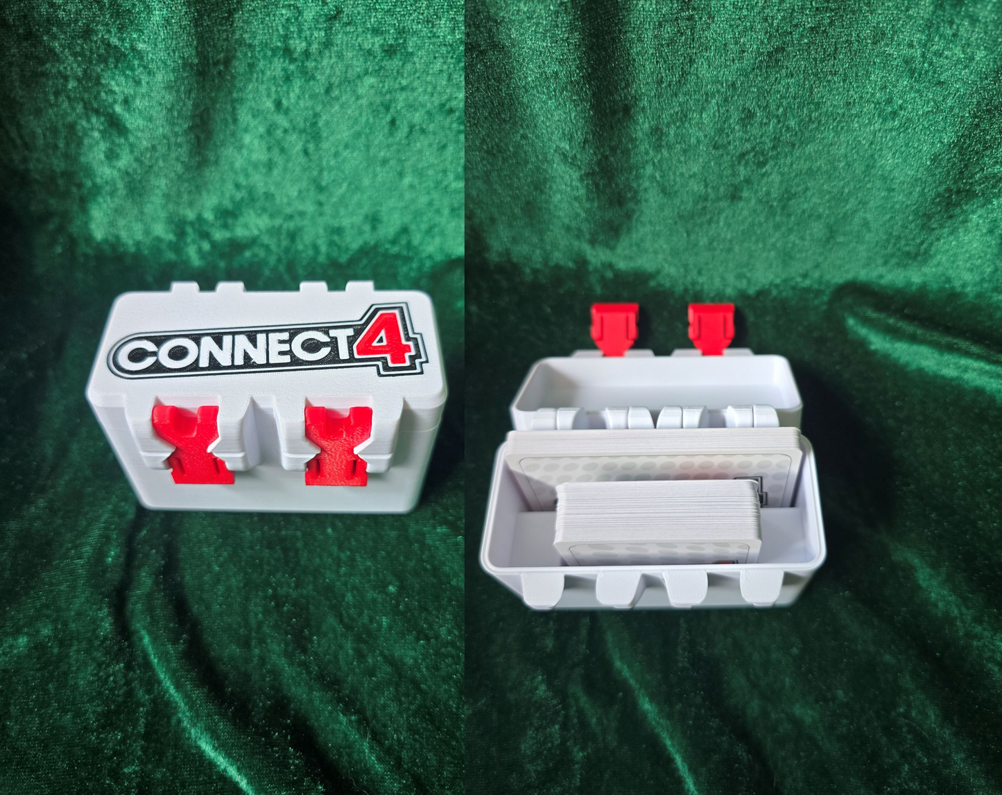 Connect 4 Game Card Box Holder