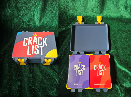 Crack List Game Card Box Holder