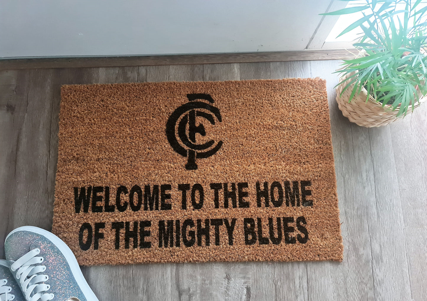 Carlton Blues Custom Door Mat